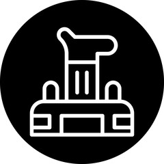 Vector Design Virtual Joystick Icon Style