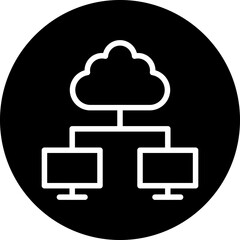 Vector Design Cloud Computing Icon Style