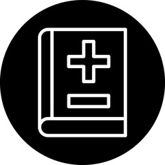 Vector Design Medical Book Icon Style
