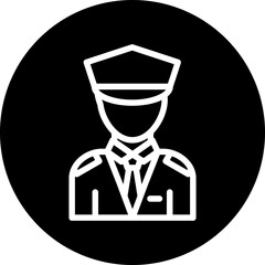 Vector Design Security Guard Icon Style