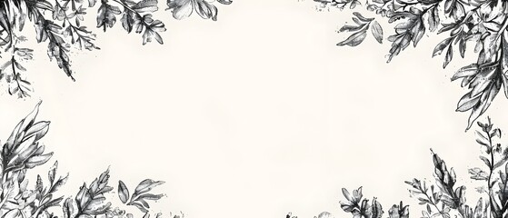 Ornate Floral Border Design for Employee Appreciation Day Certificate with Blank Space for Customized Message