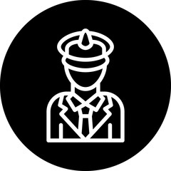 Vector Design Captain Icon Style