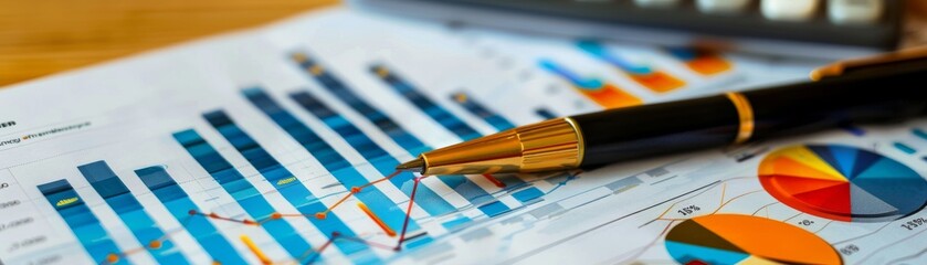 Fototapeta premium Strategizing for Success: Understanding the Role of Financial Projections in Securing Startup Funding