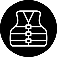 Vector Design Life Jacket Icon Style