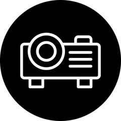 Vector Design Projector Icon Style