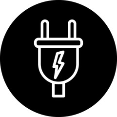 Vector Design Power Plug Icon Style