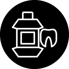 Vector Design Mouthwash Icon Style