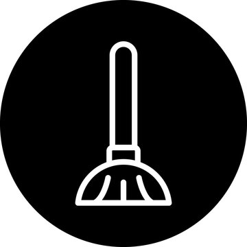 recommend clip art: Vector Design Broom Icon Style