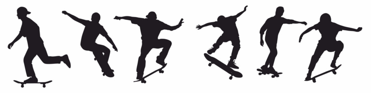skateboard silhouette collection 