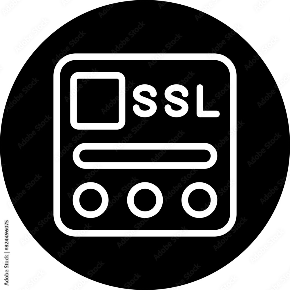 Poster vector design ssl file icon style