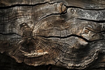 Textured old wood surface background - generative ai