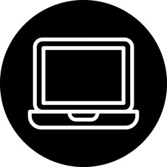 Vector Design Laptop Icon Style