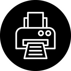 Vector Design Printer Icon Style