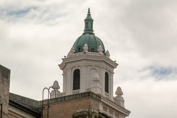 Fototapeta premium The dome of an old building in Seattle