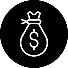 Vector Design Money Bag Icon Style