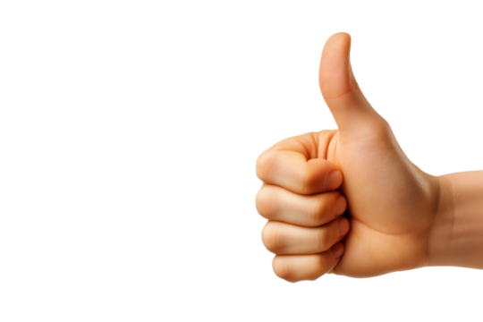 Gleaming Approval on a White or Clear Surface PNG Transparent Background.