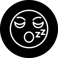 Fototapeta premium Vector Design Sleepy Icon Style