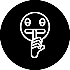 Vector Design Quiet Icon Style