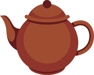 chinese illustration traditional teapot vector design