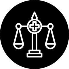 Vector Design Health Law Icon Style