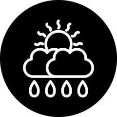 Vector Design Drizzle Icon Style