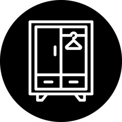 Vector Design Wardrobe Icon Style