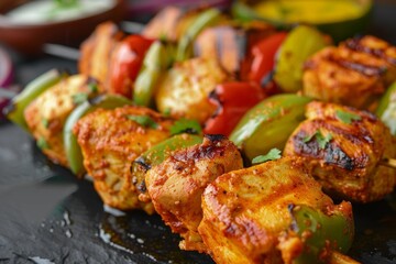 Delicious roasted vegetables with spices