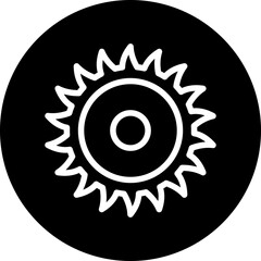 Vector Design Circular Saw Icon Style