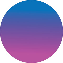 purple round button Shining circle frame with gradient isolated on transparent background. Fluid vivid color gradients collection Template for text : Blue and purple neon glowing glare circle with ray