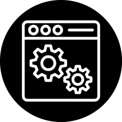 Vector Design Web Optimization Icon Style