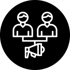 Vector Design Public Relations Icon Style