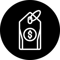 Vector Design Price Tag Icon Style