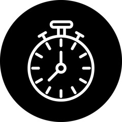 Vector Design Stopwatch Icon Style