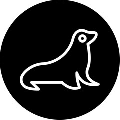 Fototapeta premium Vector Design Seal Icon Style