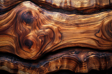 The intricate patterns of wood, showcasing the natural beauty and texture. Created with Ai