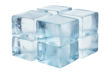 Symphony of Frozen Elegance on a White or Clear Surface PNG Transparent Background.