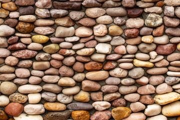 background of different colored and shaped stones.