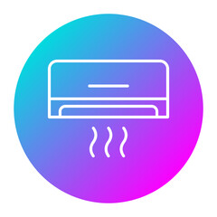 Air Conditioning vector icon. Can be used for Comfort iconset.