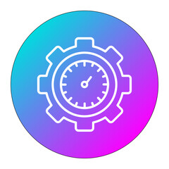 Time Management vector icon. Can be used for Home Based Business iconset.