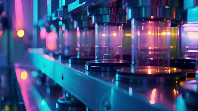 A constantly evolving and everchanging display of colors and shapes all controlled by the precision of synchrotron light.