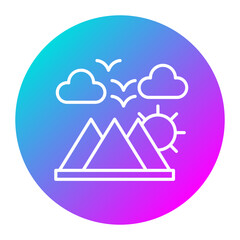 Adventure Tour vector icon. Can be used for Travel Agency iconset.