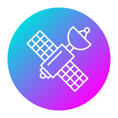 Satellite vector icon. Can be used for Communication and Media iconset.