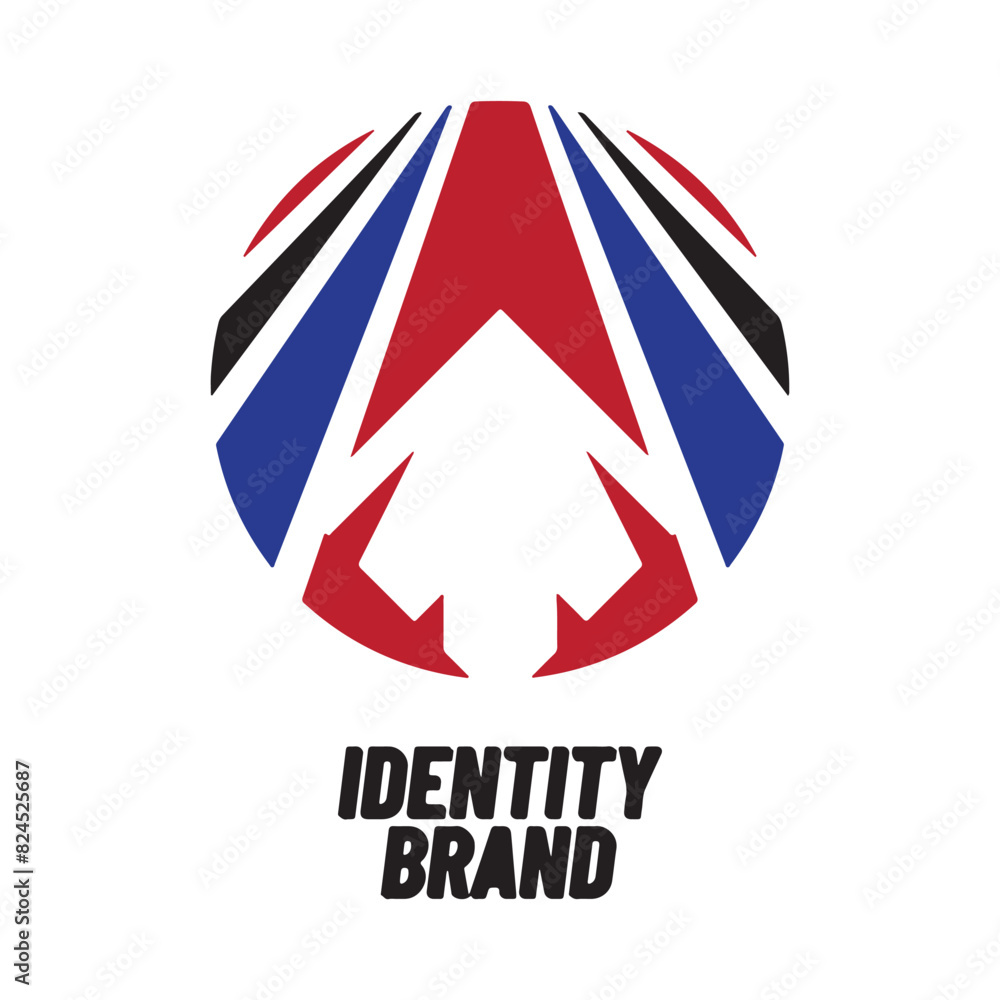 Poster abstract logo design vector file for graphic designer or web developer