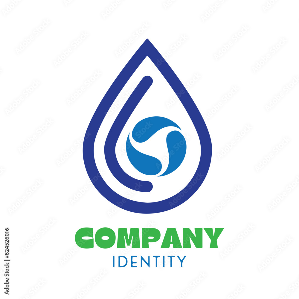 Poster abstract logo design vector file for graphic designer or web developer
