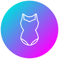 Swimsuit vector icon. Can be used for Beach Resort iconset.