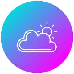 Weather vector icon. Can be used for Adventure iconset.