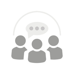 Flat illustration in grayscale. Avatar, user profile, person icon, profile picture. Suitable for social media profiles, icons, screensavers and as a template...