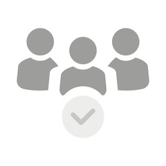 Flat illustration in grayscale. Avatar, user profile, person icon, profile picture. Suitable for social media profiles, icons, screensavers and as a template...