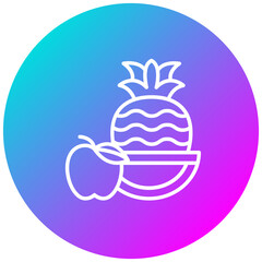 Fruits vector icon. Can be used for Nutrition iconset.