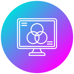 Rgb vector icon. Can be used for Printing iconset.